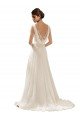 Sydney V-Neck Lace Wedding Dress On Chiffon