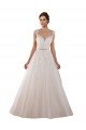 Sydney Illusion Sweetheart Neck Ball Gown Tulle Wedding Dress with Lace Bodice