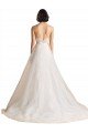 Sydney Strapless Sweetheart Lace Bodice A-Line Organza Wedding Dress