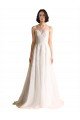 Sydney Illusion Neck A-Line Organza Wedding Dress