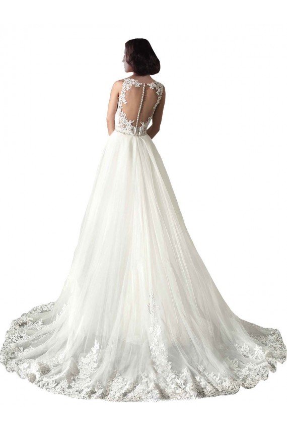 Sydney Sweetheart Fit and Flare Tulle Lace Wedding Dress