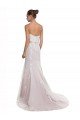 Sydney Strapless Mermaid Tulle Lace Beach Wedding Dress with Belt