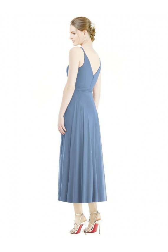 Sydney Short Tea Length Chiffon Bridesmaid Dress