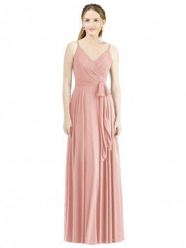 Sydney Romantic Full length Long Chiffon Bridesmaid Dress