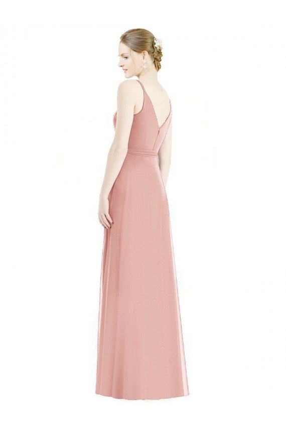 Sydney Romantic Full length Long Chiffon Bridesmaid Dress