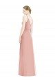 Sydney Romantic Full length Long Chiffon Bridesmaid Dress