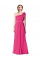 Sydney Full Length One Shoulder Chiffon Bridesmaid Dress