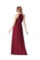 Sydney Halter Neck Chiffon Bridesmaid Dress with Shirred Bodice