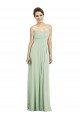Sydney Full Length Strapless Chiffon Bridesmaid Dress with Sweetheart Neckline