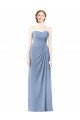 Sydney Strapless Long Chiffon Bridesmaid Dress with Sweetheart Neckline