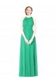 Sydney Halter Neckline Long Chiffon Bridesmaid Dress with Side Bow