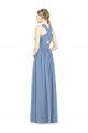 Sydney Sleeveless Cross Strap Back Chiffon Bridesmaid Dress