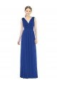 Sydney Low Square Back Sleeveless Shirred Skirt Bridesmaid Dress