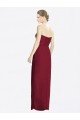 Sydney Strapless Sweetheart Long Chiffon Bridesmaid Dress