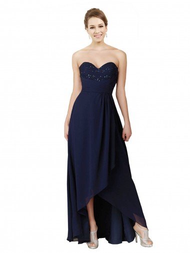 Sydney Sweetheart Neckline Beaded Lace and Chiffon Bridesmaid Dress
