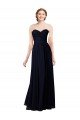 Sydney Strapless Chiffon Bridesmaids Dress with a Beaded Lace Sweetheart Bodice
