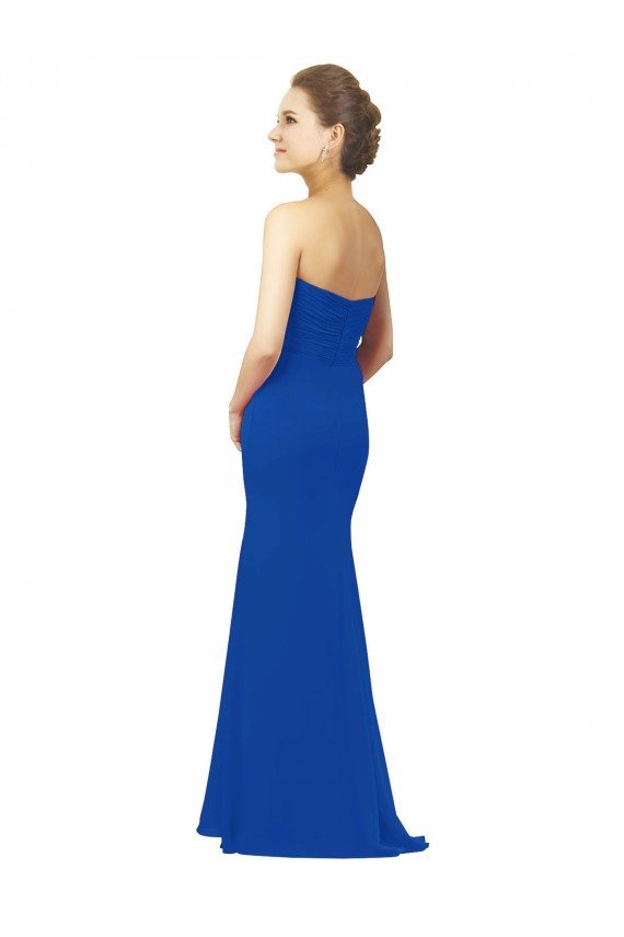 Sydney Elegant Chiffon Bridesmaid Dress with Matching Tie