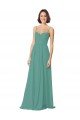 Sydney Spaghetti Straps Sweetheart A-Line Chiffon Bridesmaid Dress