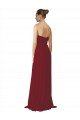 Sydney Hand-Ruched Sweetheart Long Chiffon Bridesmaid Dress