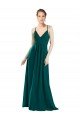 Sydney Sexy Chiffon Bridesmaid Dress with Deep V-Neckline
