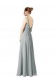 Sydney Figure Flattering Chiffon Bridesmaid Dress with Beaded Detail