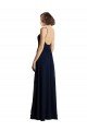 Sydney Simple Chiffon Bridesmaid Dress with Deep V-Neckline