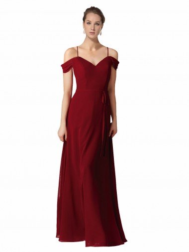 Sydney Chiffon with Beaded Embroidery Bridesmaid Dress