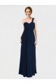 Sydney Full Length Long Chiffon Bridesmaid Gown with Sweetheart Neckline