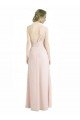Sydney Full Length Chiffon Bridesmaid Dress with One Wide Shoulder Strap