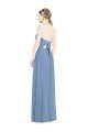 Sydney Halter Neck Tie Back Long Chiffon Bridesmaid Dress