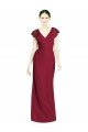 Sydney V-Neck V-Back Long Chiffon Bridesmaid Dress