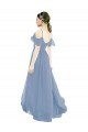 Sydney Pleated One Shoulder A-Line Chiffon Bridesmaid Dress