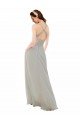 Sydney Chiffon Bridesmaid Dress with Ruched Draped Bodice
