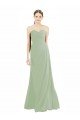Sydney Sweetheart Neckline Draped Floor Length Chiffon Bridesmaid Dress