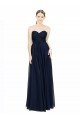 Sydney Strapless Sweetheart Long Chiffon Bridesmaid Dress Low Back