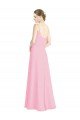 Sydney Spaghetti Straps A-Line Chiffon Bridesmaid Dress Low Back