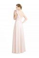 Sydney Sweetheart A-Line Chiffon Bridesmaid Dress with Ruched Lace Bodice