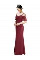 Sydney Draped Cold Shoulder Long Chiffon Bridesmaid Dress with Spaghetti Straps