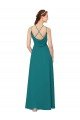 Sydney Simple Chiffon Bridesmaid Dress with High Halter Neckline