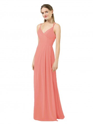 Sydney Flirty Chiffon Bridesmaid Dress with Modern Back Detail