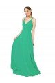 Sydney Classic Chiffon Bridesmaid Dress with Lace-Up Back
