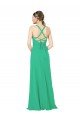 Sydney Classic Chiffon Bridesmaid Dress with Lace-Up Back