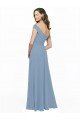 Sydney Chiffon Bridesmaid Dress with Classic Off the Shoulder Neckline