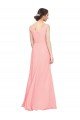 Sydney Luxe Chiffon Bridesmaid Dress with Shoulder Tip Gathered Bodice