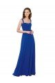 Sydney Square Neck A-Line Long Floor Length Chiffon Bridesmaid Dress