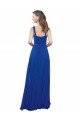 Sydney Square Neck A-Line Long Floor Length Chiffon Bridesmaid Dress