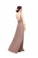 Sydney V-Neck Sheath Chiffon Bridesmaid Dress with V-Back