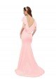 Sydney Fit and Flare Chiffon Bridesmaid Dress with V-Neck and Flutter Sleeves