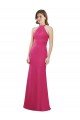Sydney Slim A-Line Long Chiffon Bridesmaid Dress with Strappy Back