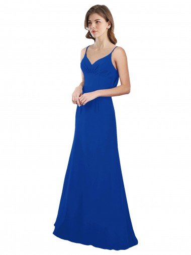 Sydney Softly Flared Chiffon Bridesmaid Dress with Sweetheart Neckline